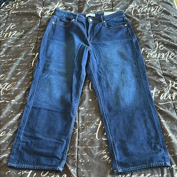 NWT LOFT The Straight High Rise Curvy Fit Jeans - Picture 4 of 9